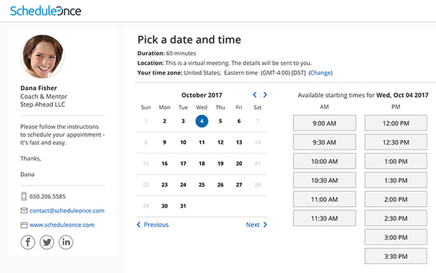 Google calendar booking system EasyWeek