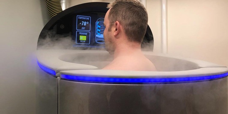 Cryotherapy session